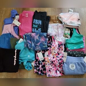 New 14/16 XL Girls Lot Nike Hurley Under Armor Champion SO Converse MSRP 446.00